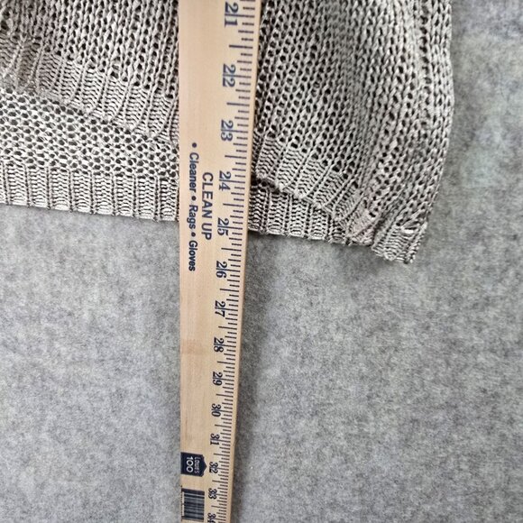 Sag Harbor Womens Extra Large Beige Knit Cardigan Sweater 100% Polyester - Picture 5 of 6